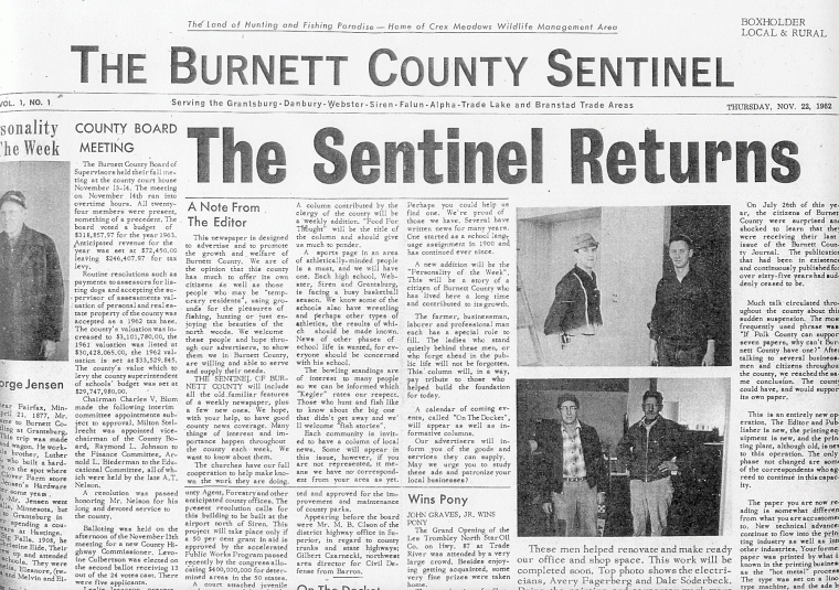 County Sentinel turns 50 News