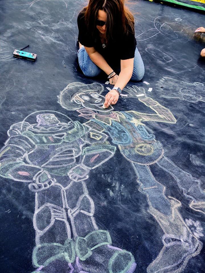 chalk drawings