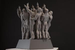 Sculptor shares progress update on Monument to a Miracle