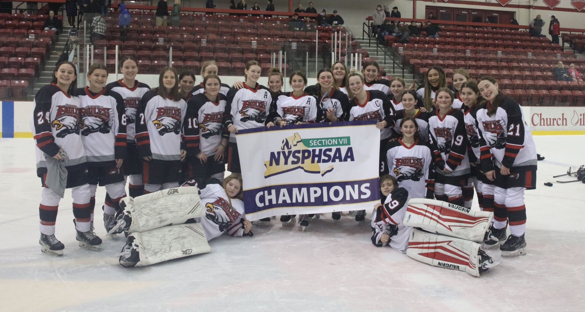 Beekmantown Eagles: Dominant Victory Propels Girls Hockey Team To State ...