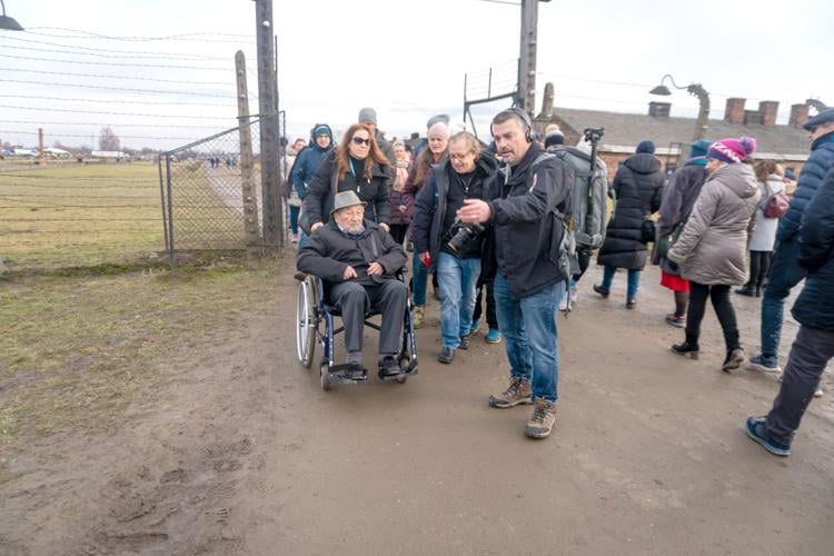 2 Holocaust survivors return to Poland to Never Forget with a
