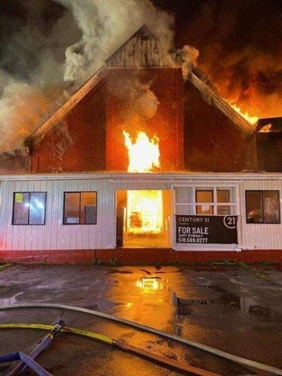 Numerous departments fight furniture store fire in Beekmantown