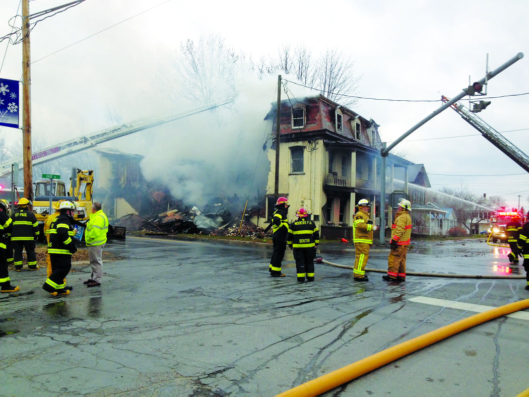 Mooers apartment house destroyed by fire News