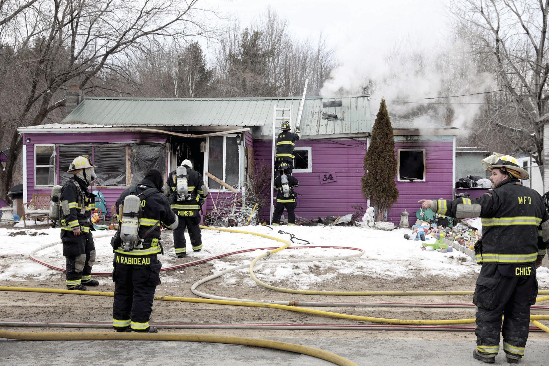 Crews fight fire in Town of Plattsburgh News
