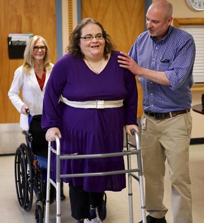 Essex Center teaches bilateral amputee to walk again photo 1