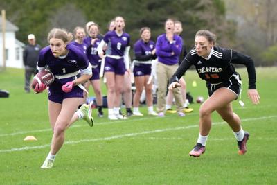 Woodland High School hosts first-ever girls flag football game