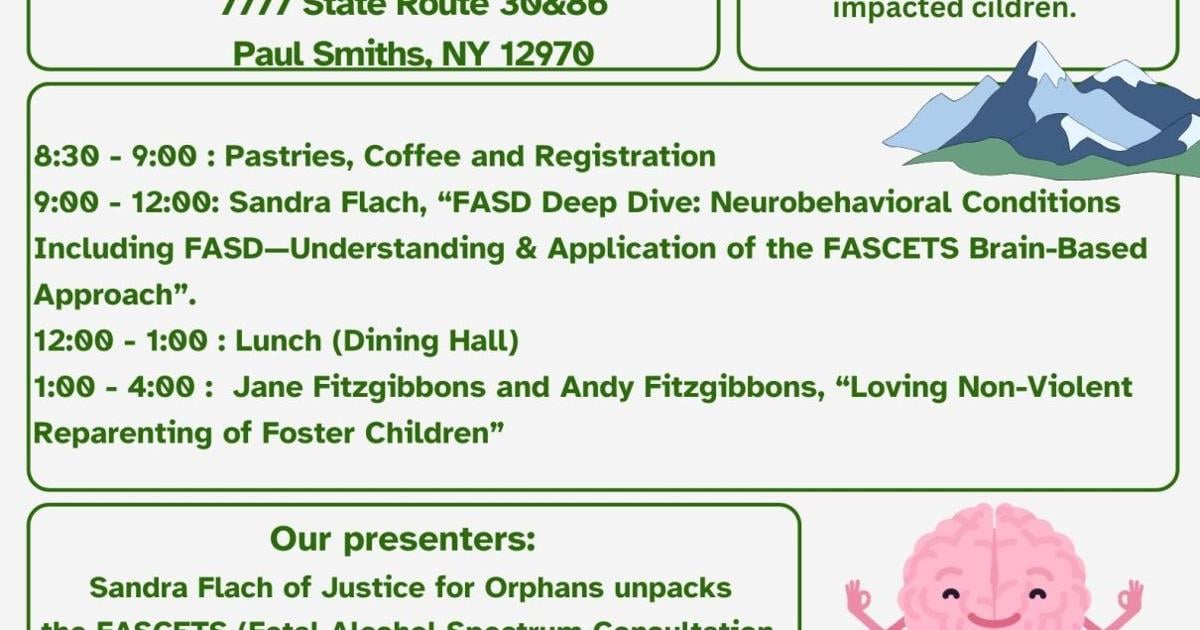 Free Conference on Parenting Neurodivergent Children Held at Paul Smith’s Free Conference on Parenting Neurodivergent Children Held at Paul Smith’s