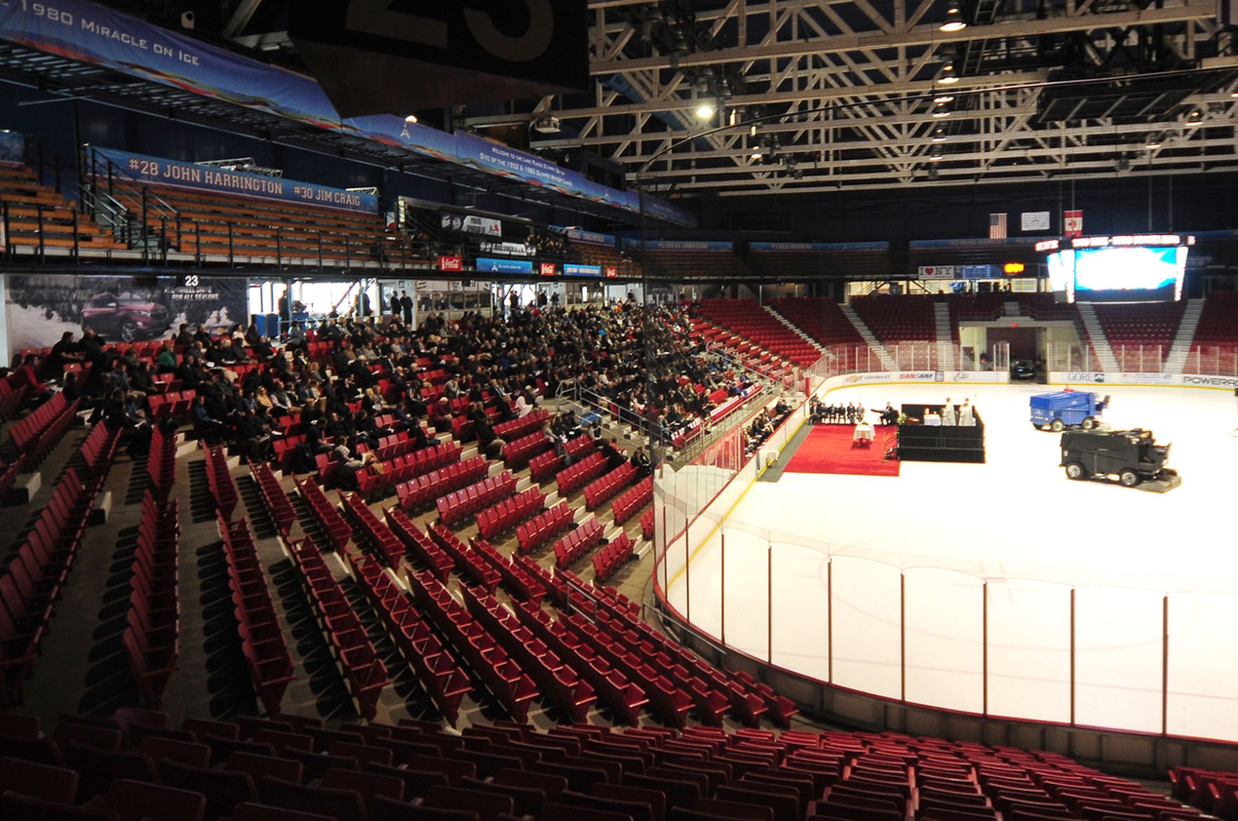 Funeral service held at Herb Brooks Arena | News | pressrepublican.com