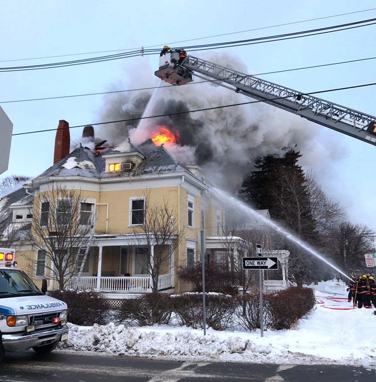 Fire destroys historic downtown Plattsburgh residence News