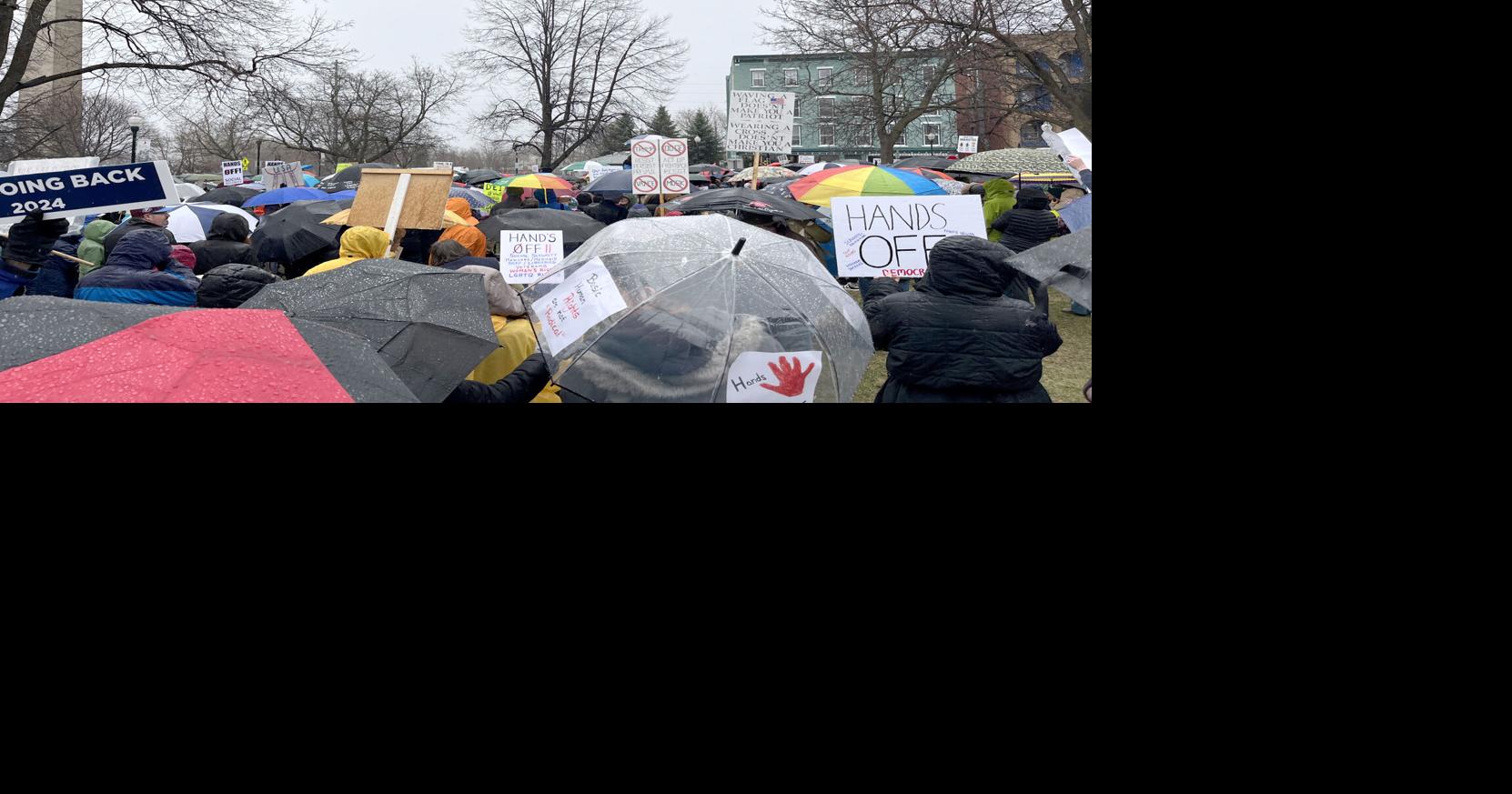 Hundreds rally for 