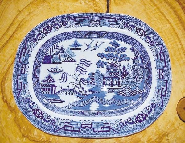 History of Blue Willow China - Rare Bird Antiques