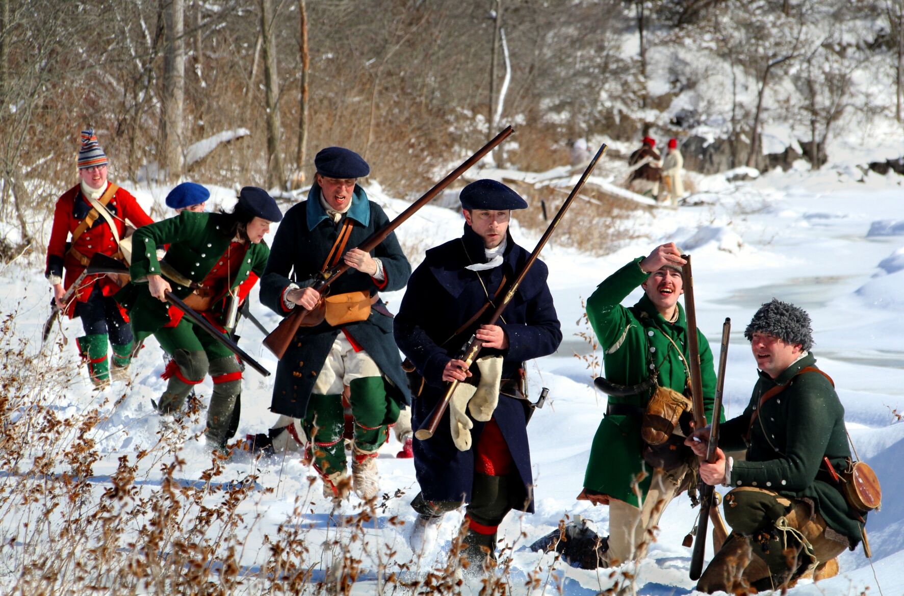 History on snowshoes: Re-enactors display life in 1759 at
