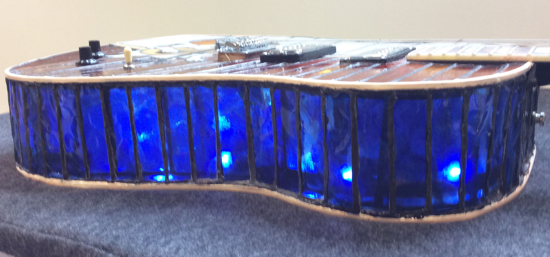 Glass melody Beekmantown man crafts artistic guitar News