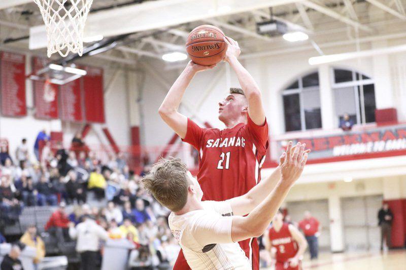 Saranac Boys Win Showdown Moriah S Swan Scores 1000th Point