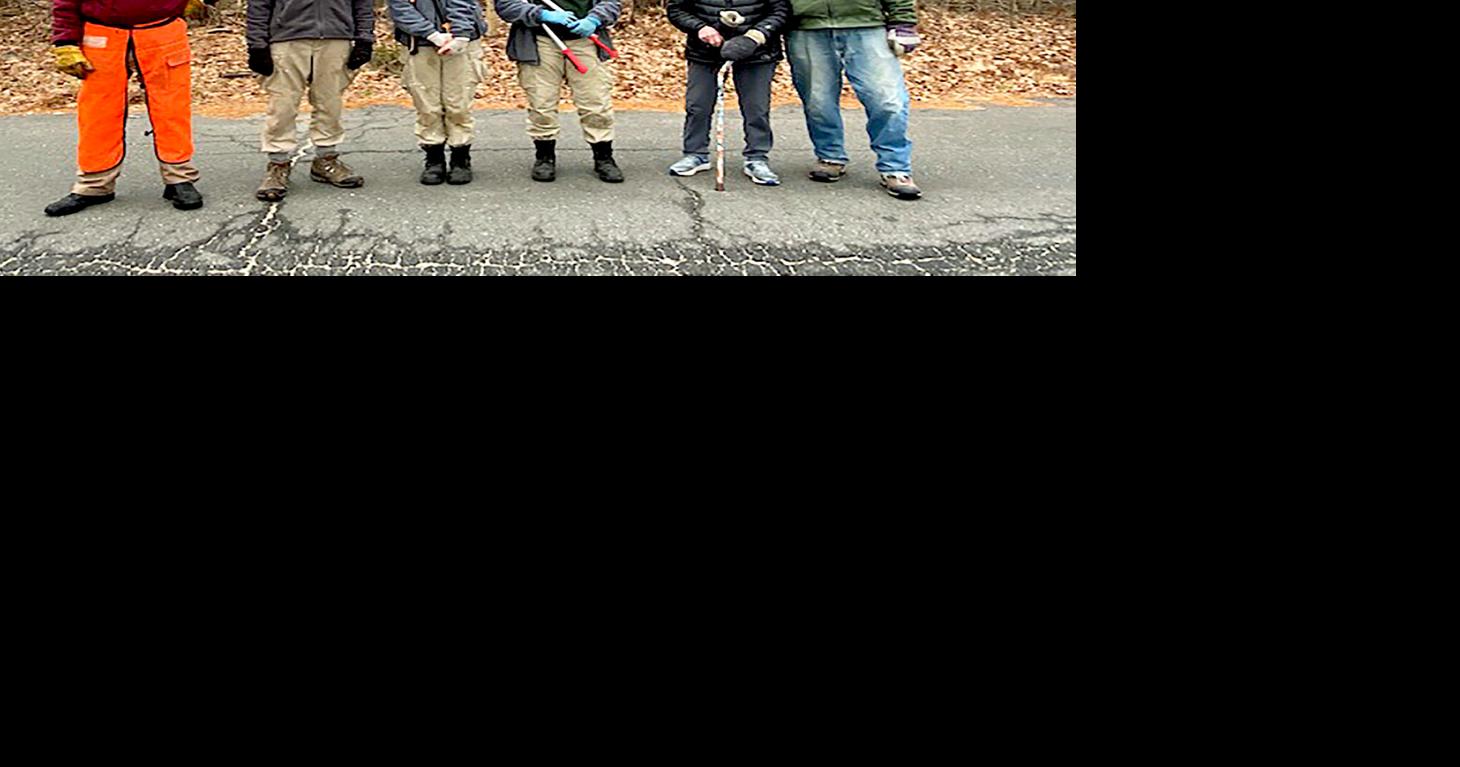 AmeriCorps Volunteers Help Watertown Land Trust Clear Trail Garden