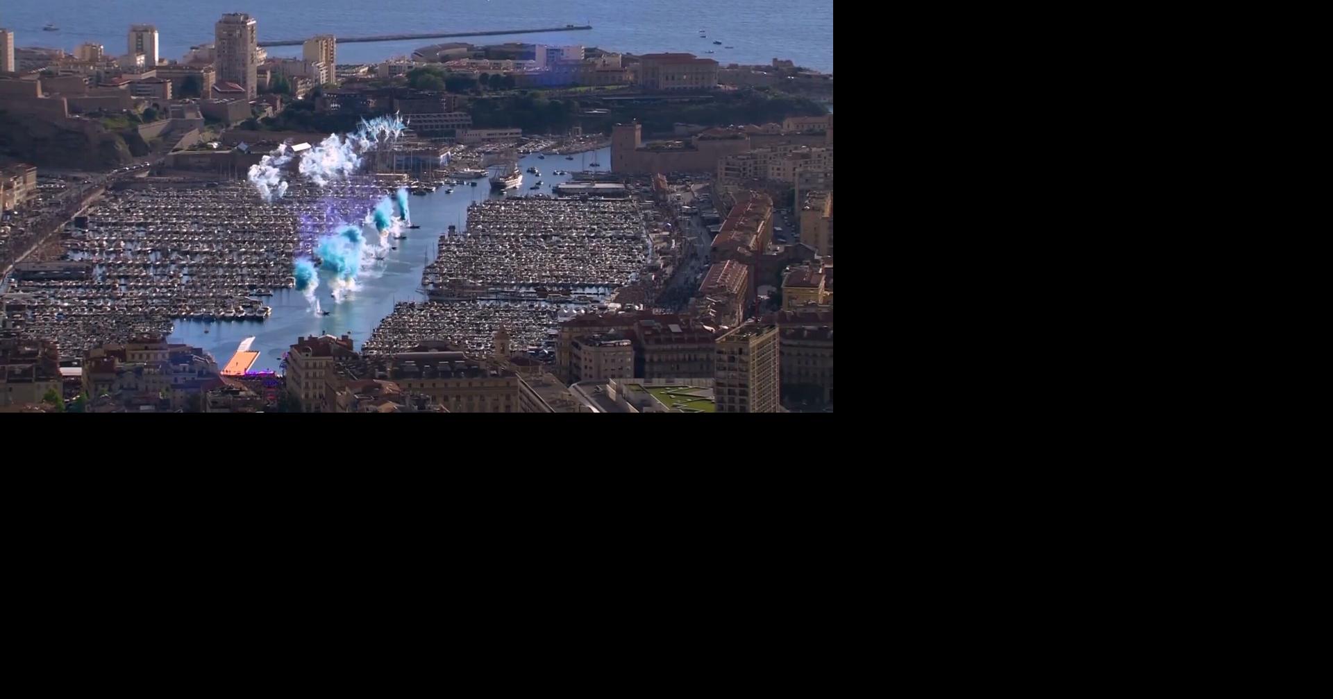 Vidéo RAW : La flamme olympique de Paris 2024 accoste à Marseille et fait sa première apparition en France |  divertissement