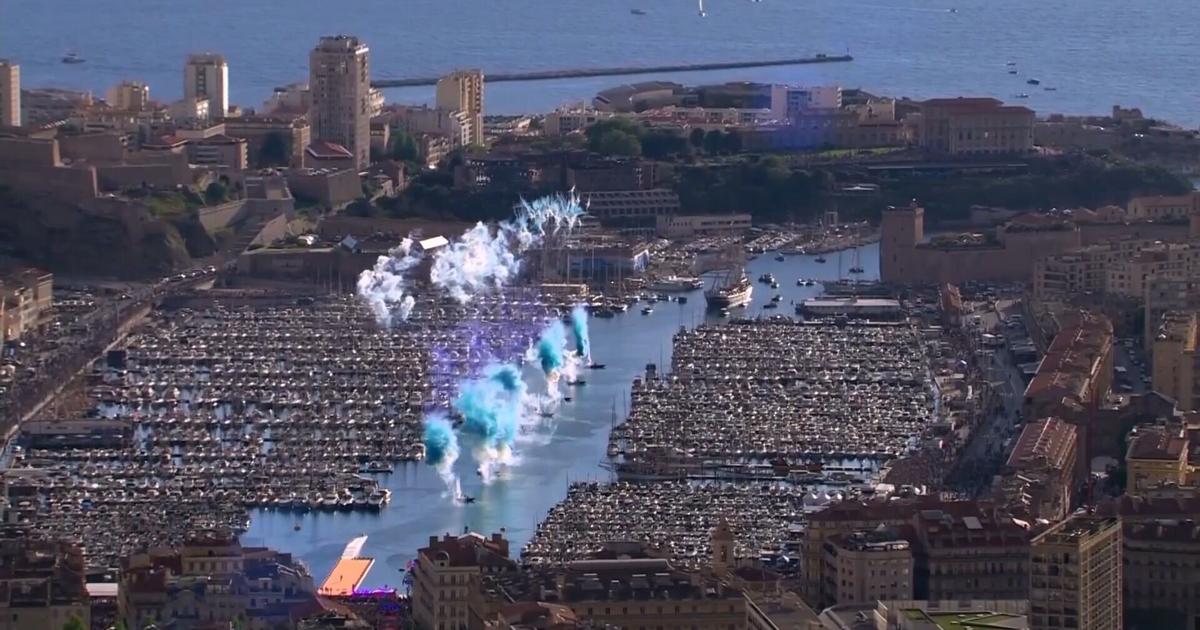 Vidéo RAW : La flamme olympique de Paris 2024 accoste à Marseille et fait sa première apparition en France |  divertissement