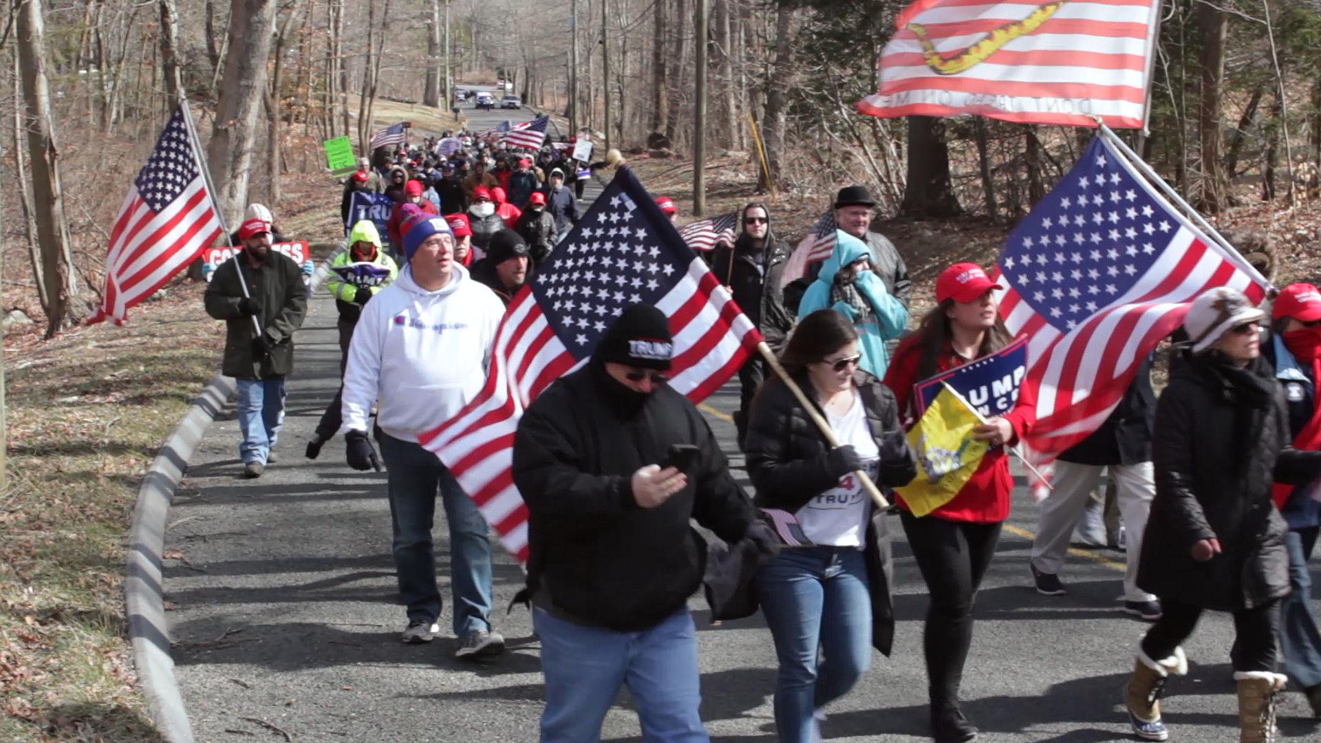 Pro Trump March Held In Southbury Video Gallery Primepublishers Com