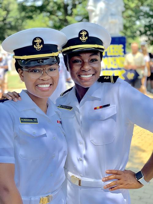 From Oxford: Sisters Attend Naval Academy
