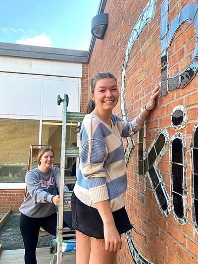 Watertown High School Student Creates and Installs Project Kindness Mural