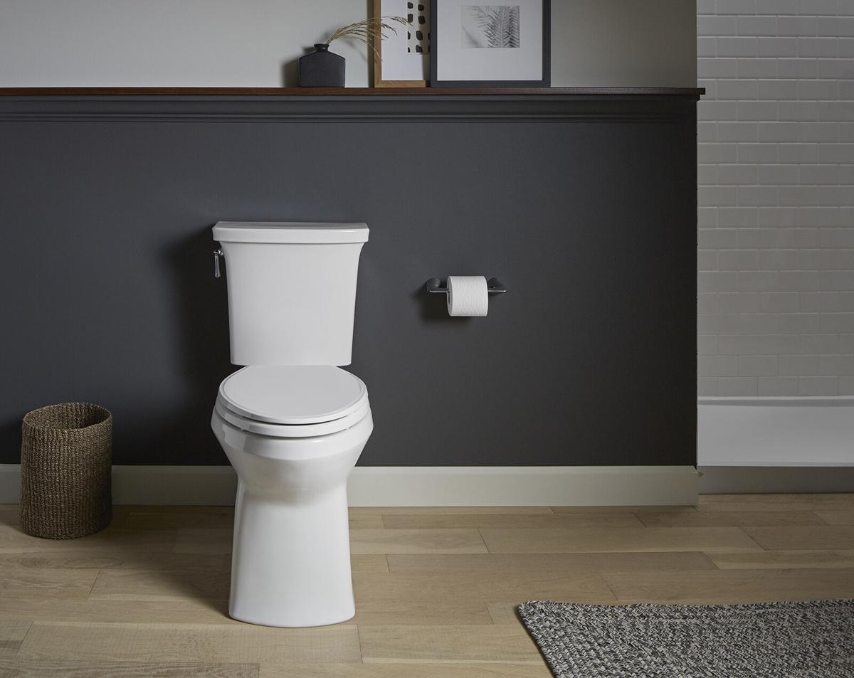 Comfort height toilet