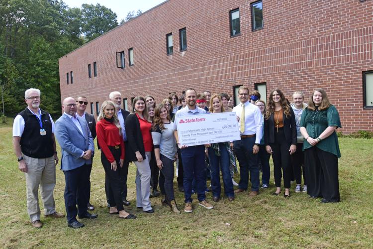 Montcalm High School presented 25,000 grant to construct greenhouse