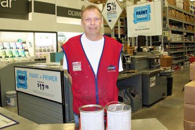 Tabor is familiar face behind Lowe's paint counter | Local News ...