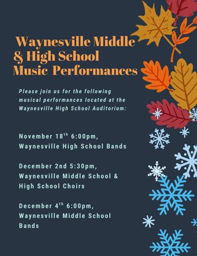 Fall music performances announced