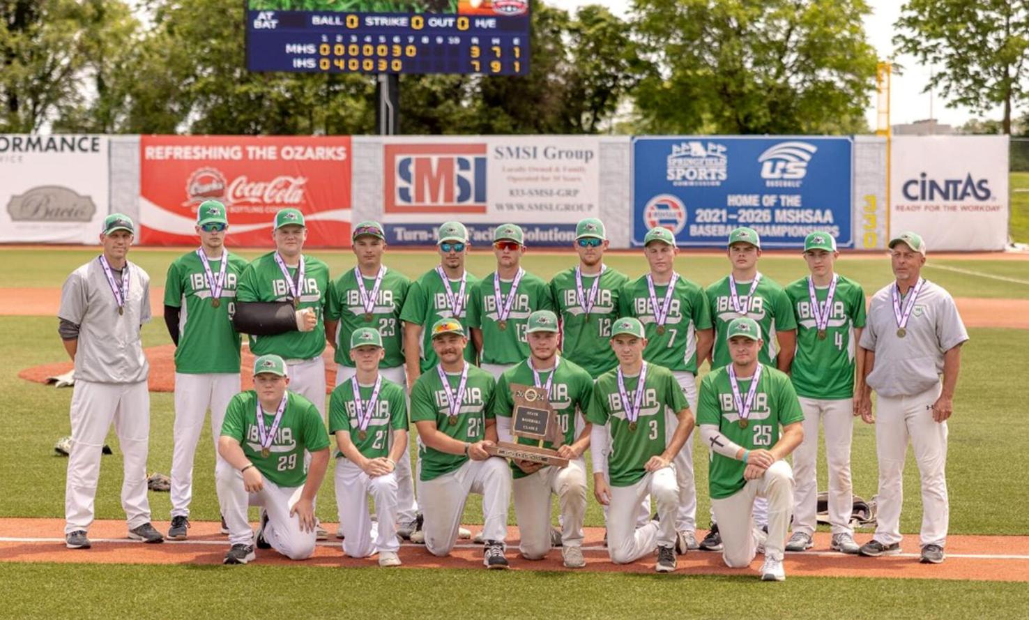 BASEBALL Iberia wins Class 2 state title; Licking fourth in Class 3