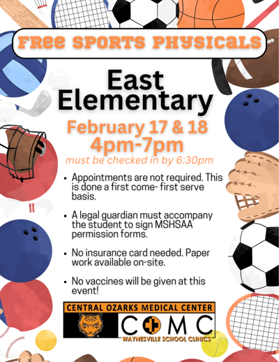 Free Sports Physicals- 2026 - 3