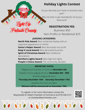 Light Up Pulaski County contest flyer