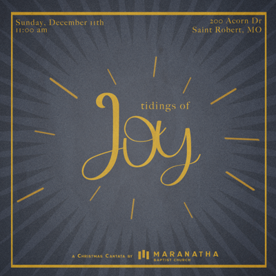 Maranatha Baptist Church hosts Christmas Cantata Dec. 11