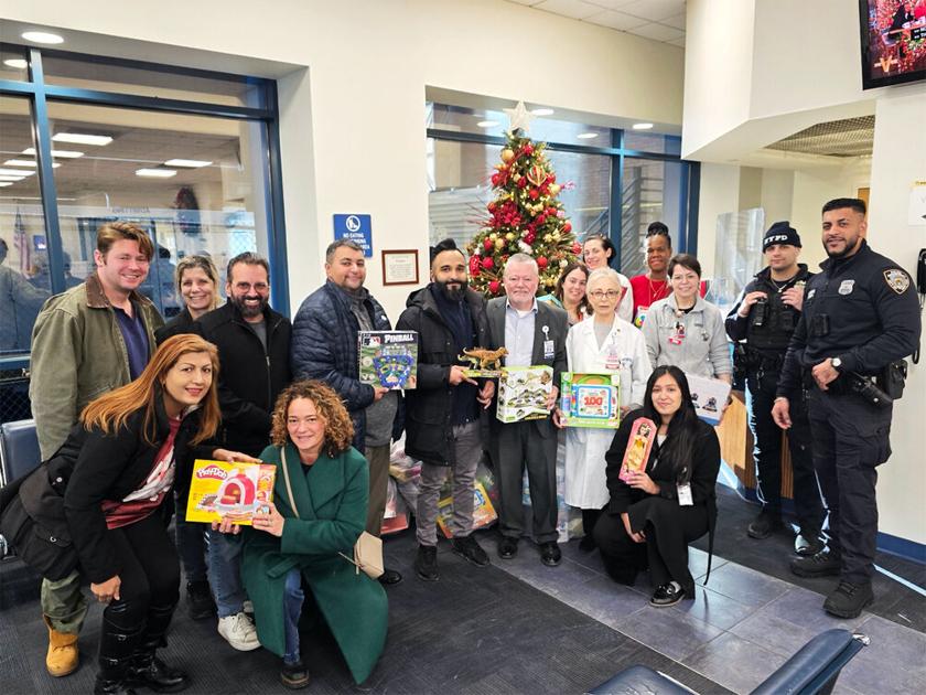 Spreading holiday cheer to children at JHMC