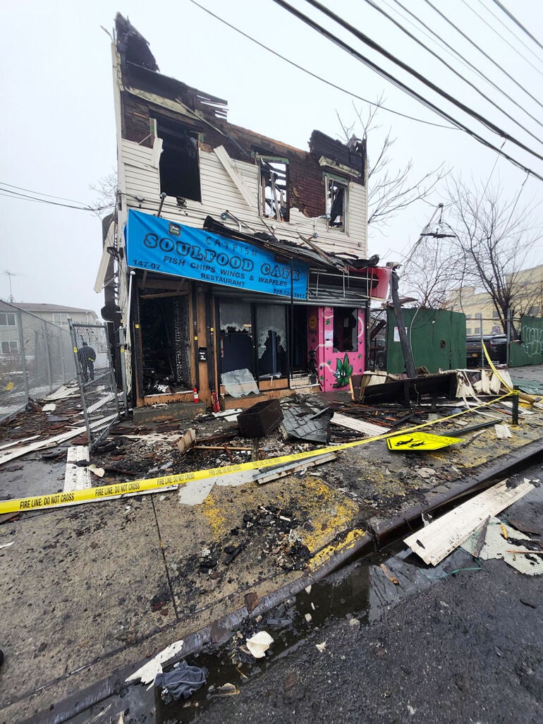 Springfield Gardens fire destroys building 1