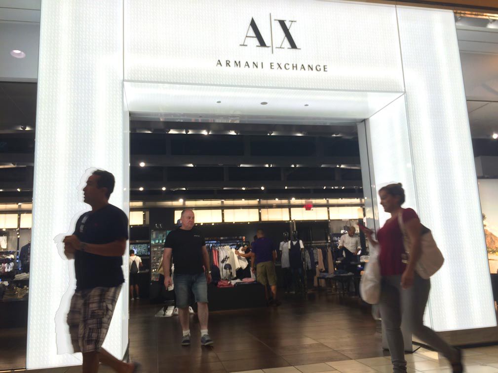 armani exchange queens center