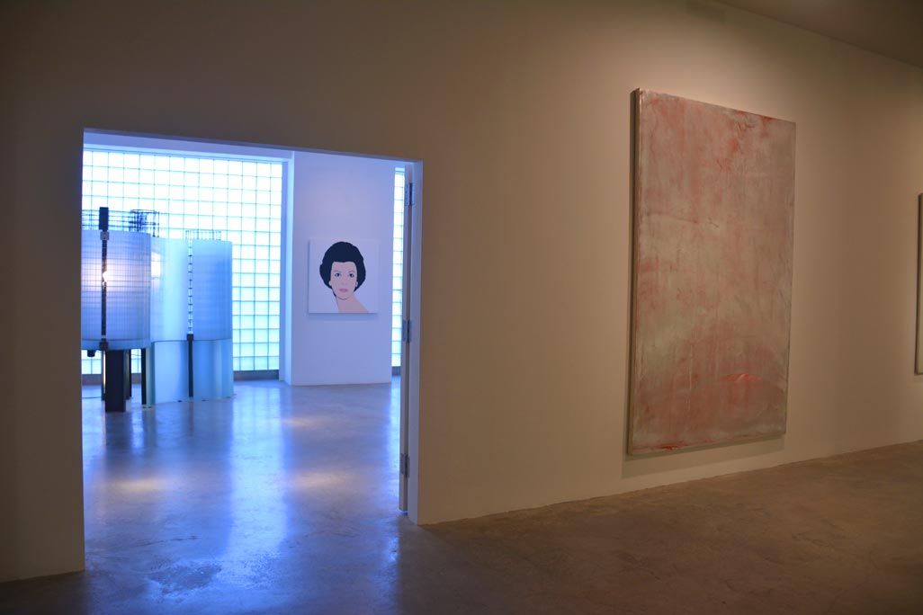 Highend art on view in just the right space