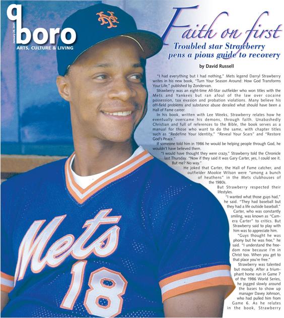 Mets great Darryl Strawberry goes deep with stories of faith