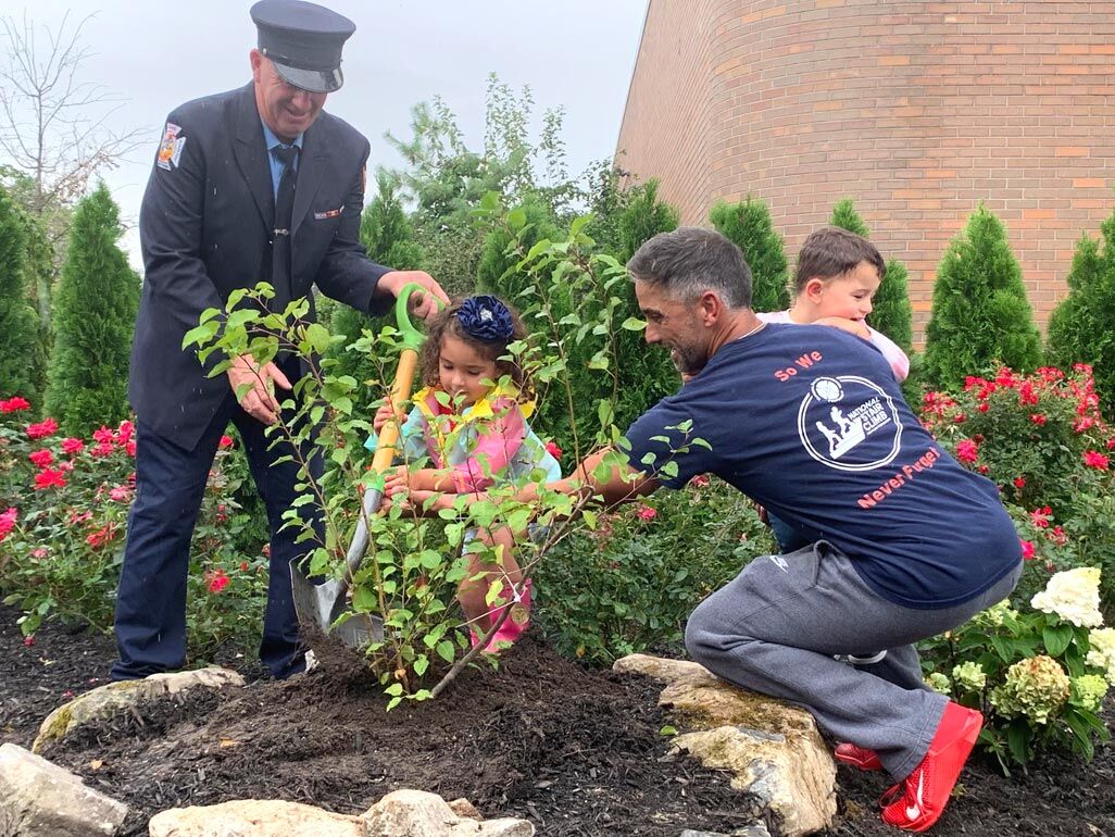 National September 11 Memorial & Museum - Flowers were placed at the Survivor  Tree on the 9/11 Memorial for the victims of the Manchester bombing. Our  thoughts and prayers are with the