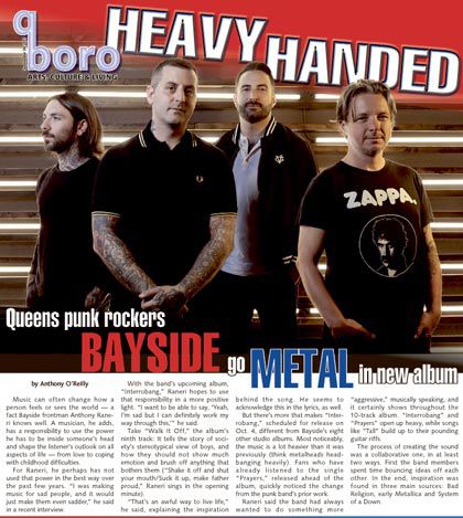Bayside Gets Heavy And Deep On Interrobang Qboro Arts Culture Living Qchron Com Choose and determine which version of megan acoustic chords and tabs by bayside you can play. bayside gets heavy and deep on