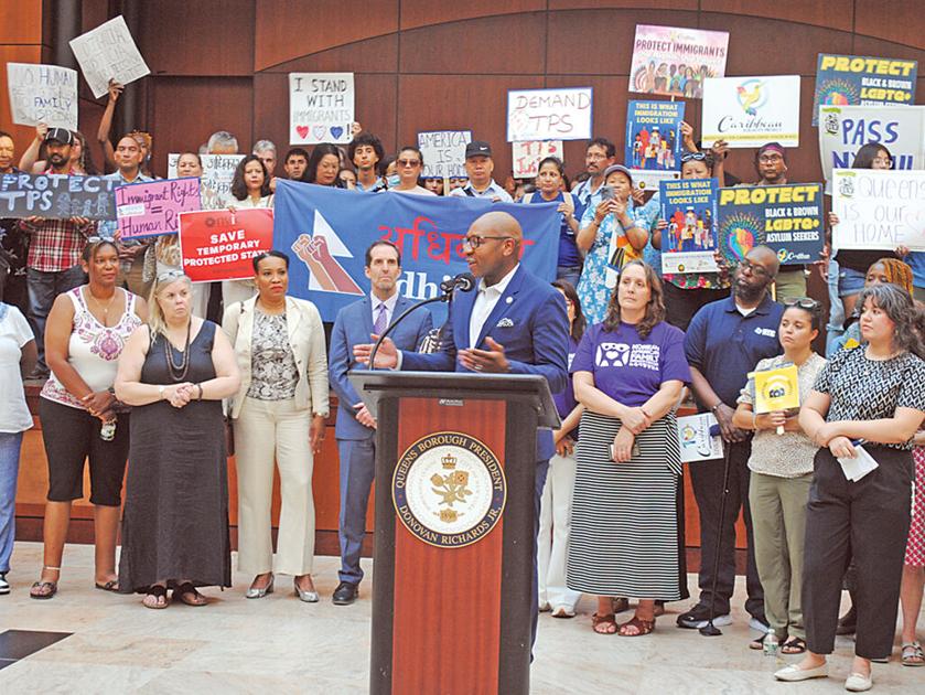 Queens folks decry feds’ TPS clawbacks