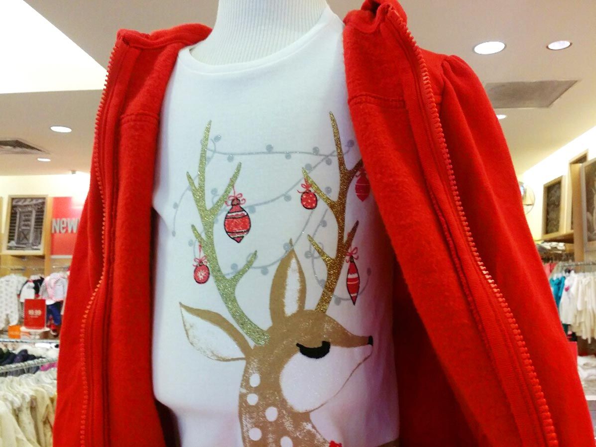 Clothing stores are open for business