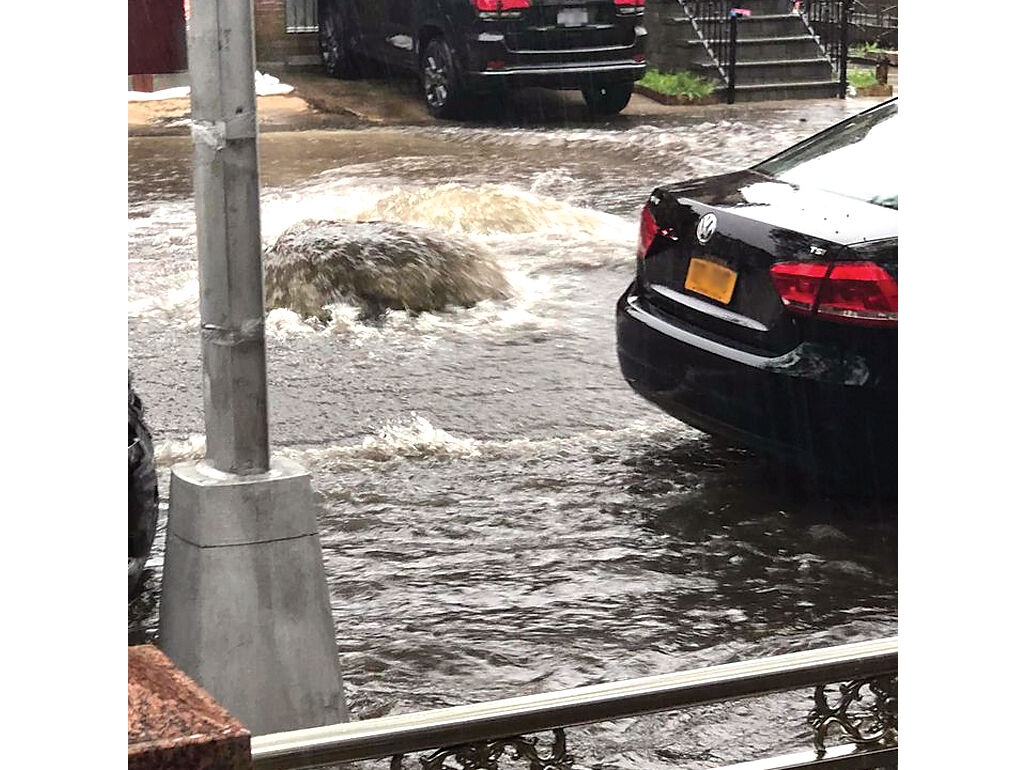 Major storm spares parts of Queens