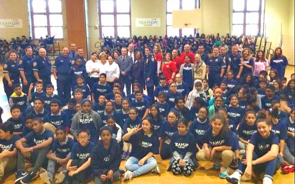 MS 202 students “TEAM UP TUESDAY” with New York’s Finest ... MS 202 students “TEAM UP TUESDAY” with New York’s Finest ...