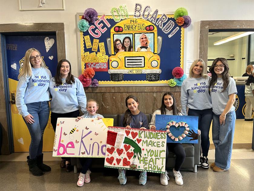 Students chalk the walk at PS/MS 146