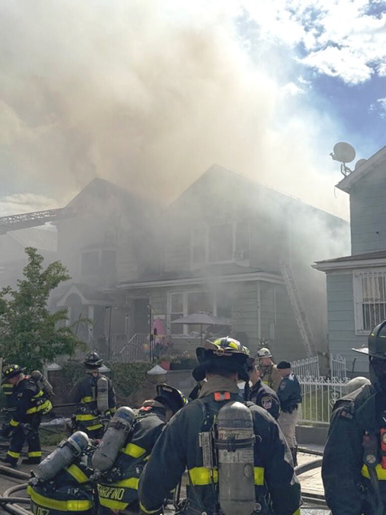 Flames Trap Man In Wind-driven flames trap firefighters | | qchron.com