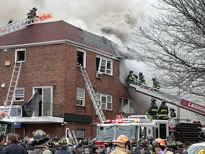 Flushing inferno kills four, including child