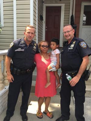 106th Precinct NCOs save grandmother from burning home
