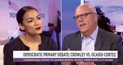Crowley Ocasio Cortez Debate As Primary Nears Western Queens News Qchron Com