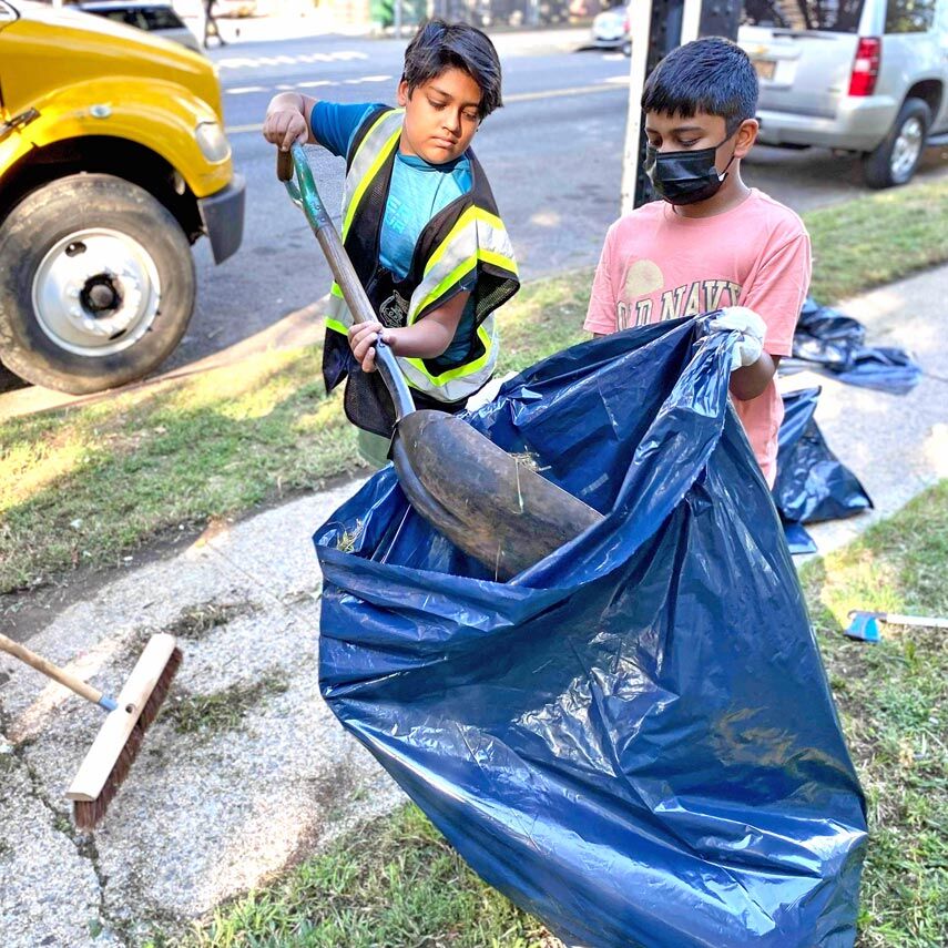 Youth take lead in cleanup