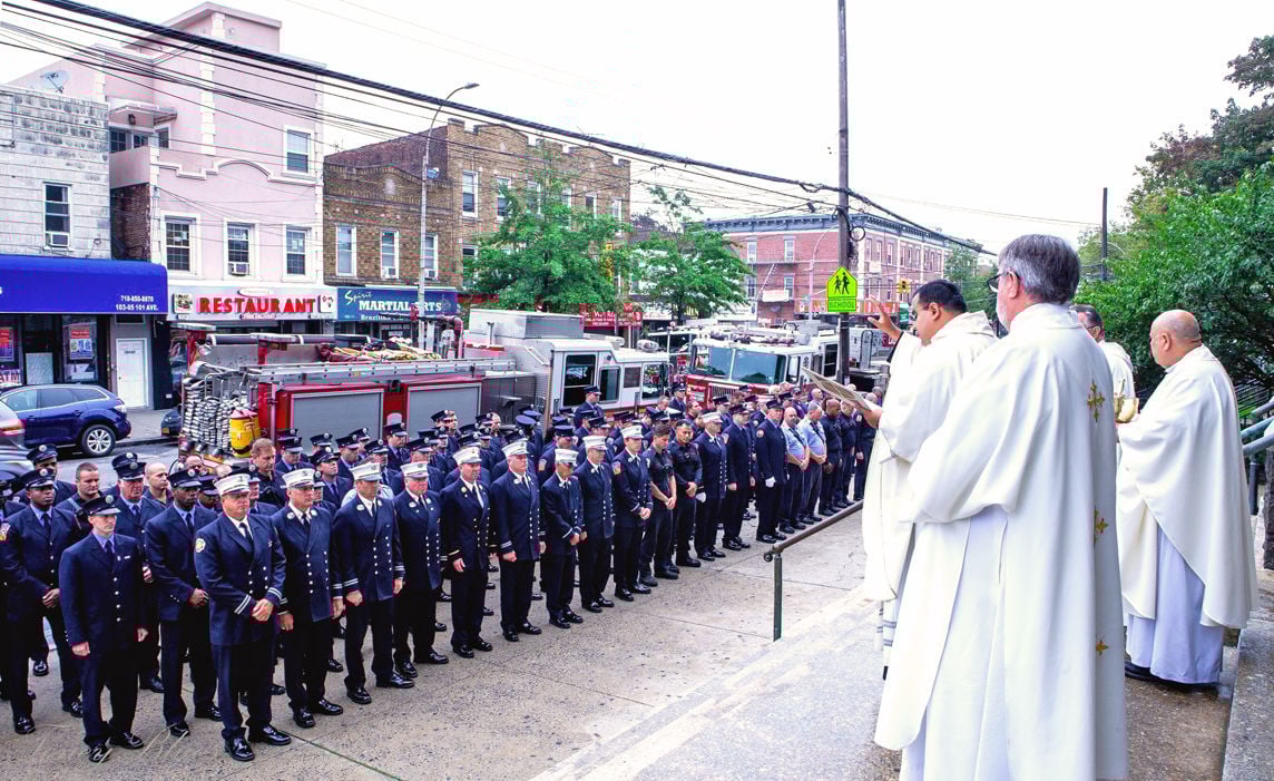 9/11 memorial at St. Mary Gate of Heaven Queenswide
